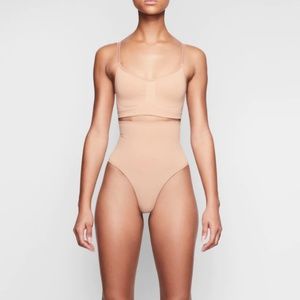 SKIMS Core Control Thong in Ochre